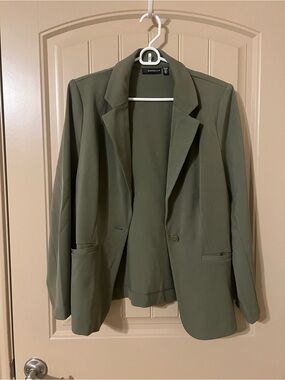 Rafaella Olive Blazer Jacket